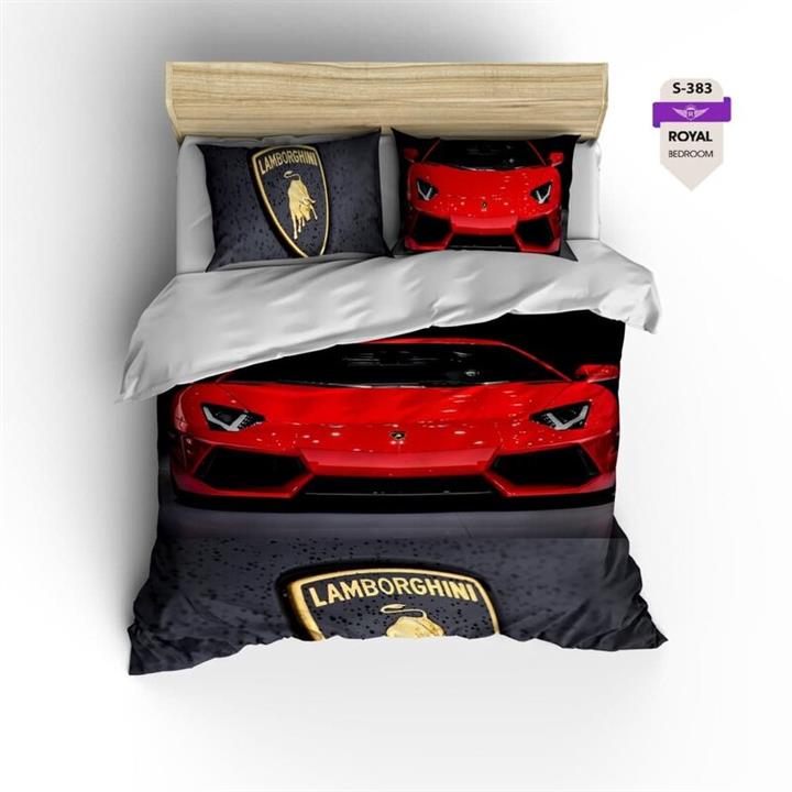 روتختی طرح ماشین لامبورگینی تک نفره 4 تیکه برند رویال با دوسال